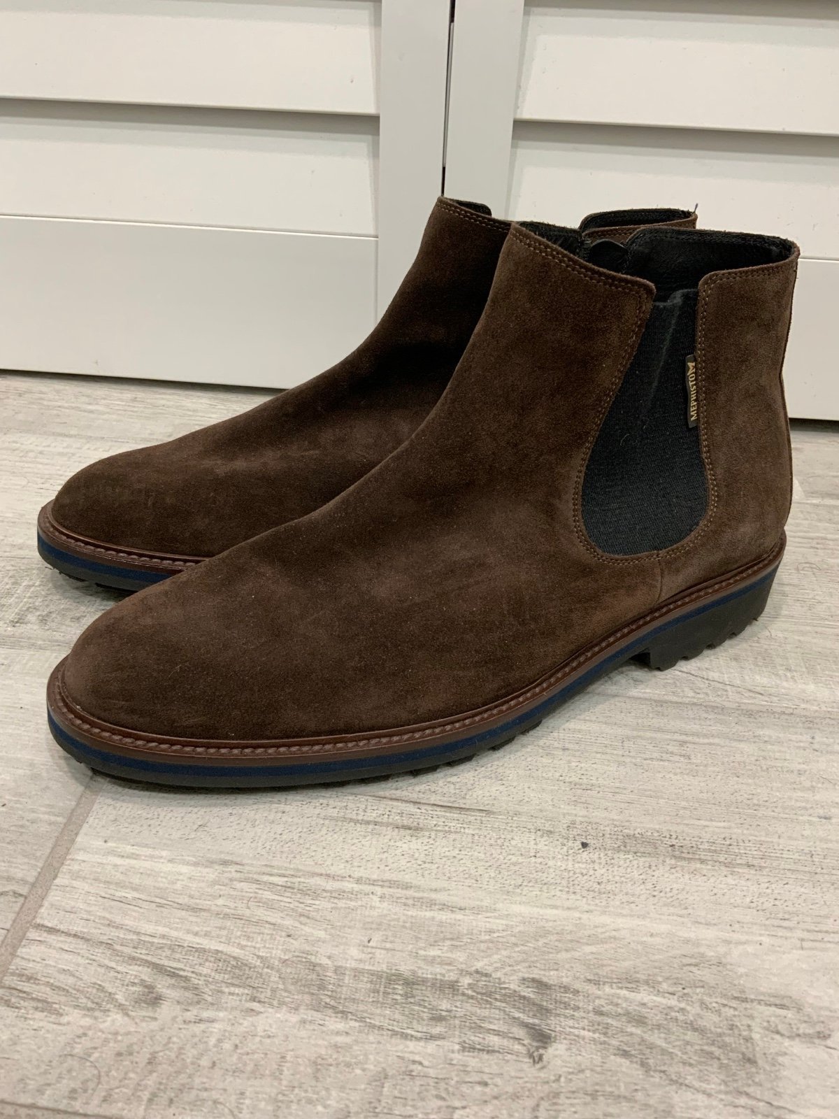 Mephisto Benson Men’s 13 D Brown Suede Chelsea Casual/Dress Boots