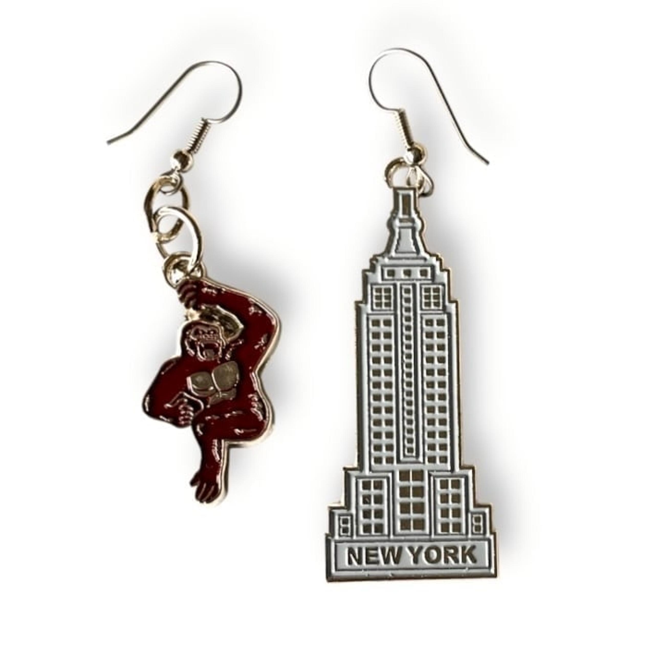 Cute and unique pair of New York City earrings.