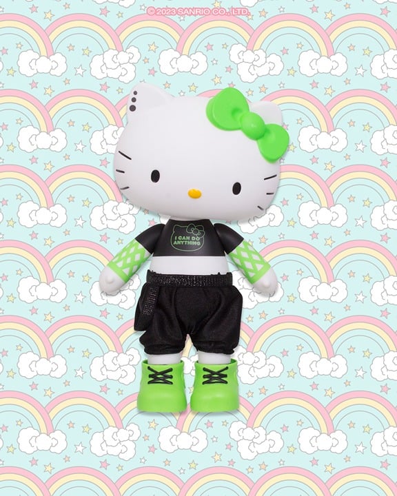 RARE PUNK ROCK 12 Hello Kitty Sanrio LIMITED EDITION Collector Toy Doll Figure