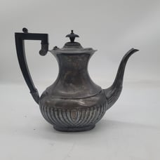 Vintage Gorgeous Sheffield Silver Plate Coffee Pot Teapot EPNS England Art Deco
