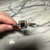 Vintage Sterling Silver Gemstone Bracelet Bangle