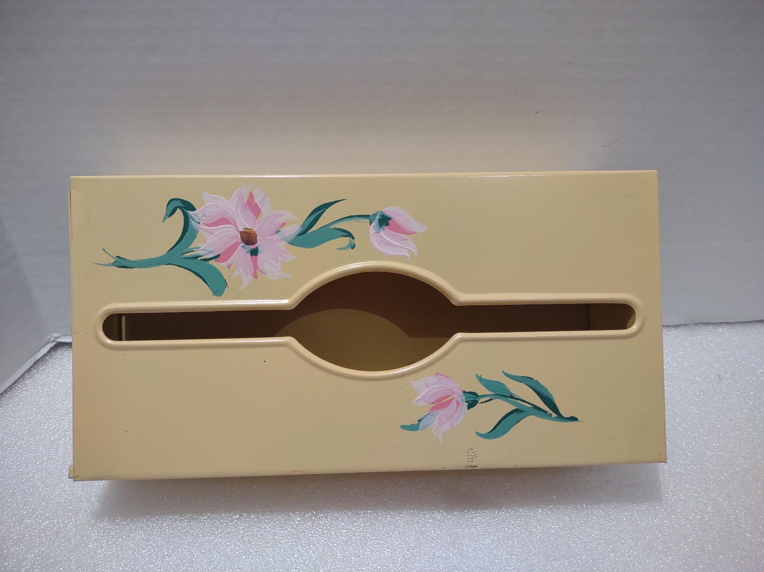 Vintage Metal Tissue Holder