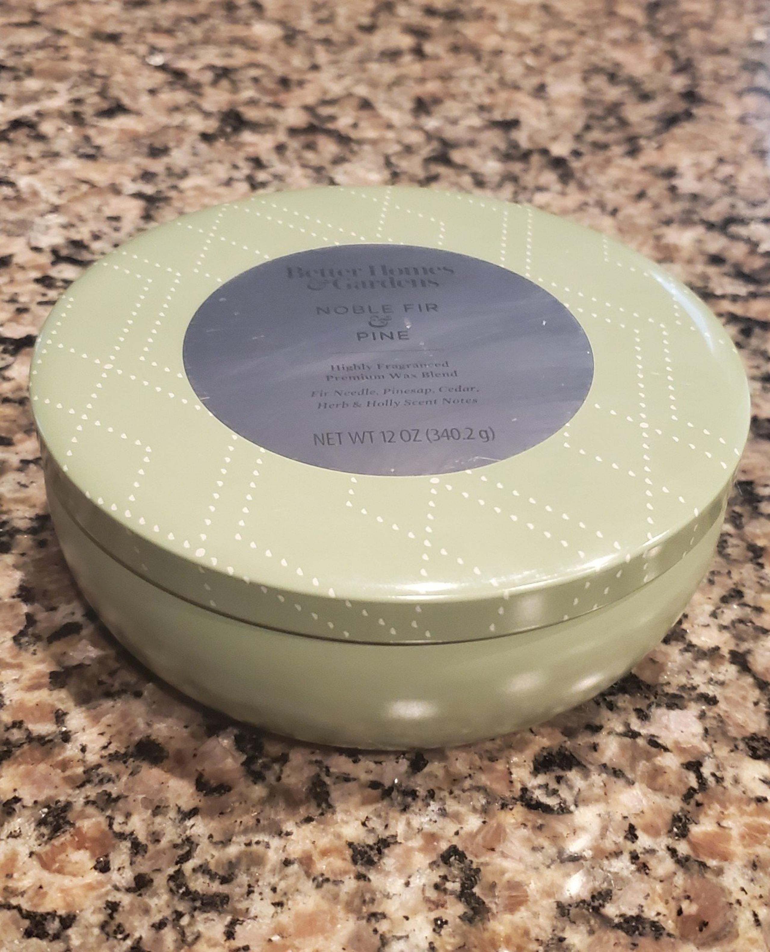 Better Homes & Gardens Noble Fir & Pine Scented 3-Wick Tin Candle - 12 oz