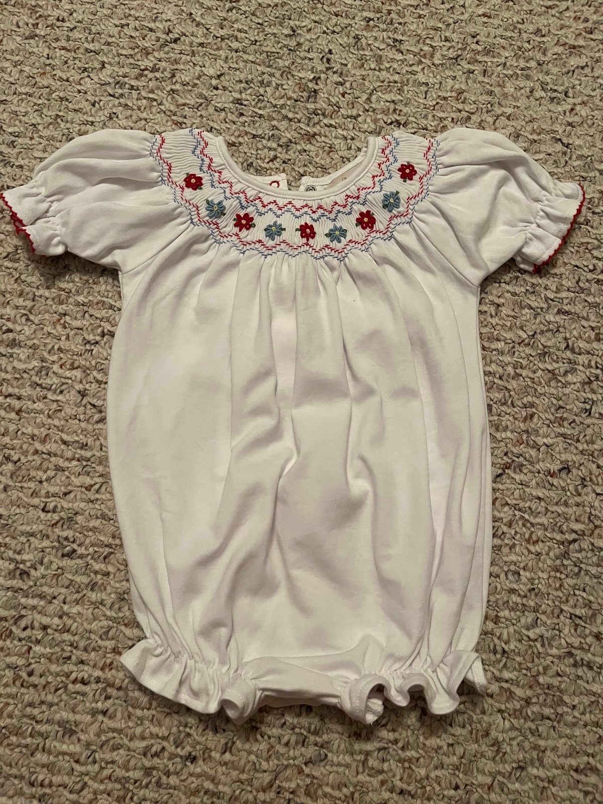 The Beaufort Bonnet Company TBBC Sandy Smocked Bubble 18-24 months