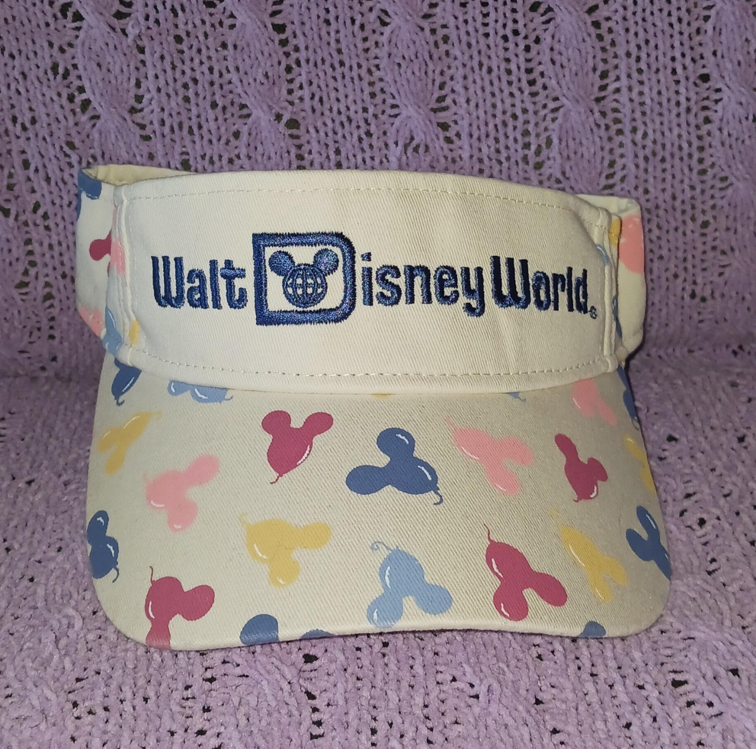 Disney Parks Walt Disney World × Junk Food Mickey Mouse Balloons Sun Visor Hat