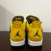 Air Jordan 4 Retro 'Lightning' With Box Authentic Men's Size US 13 EU 47.5
