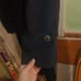 Newport Harbor Black Trench Coat with Belt and Removable Wool Liner - Large