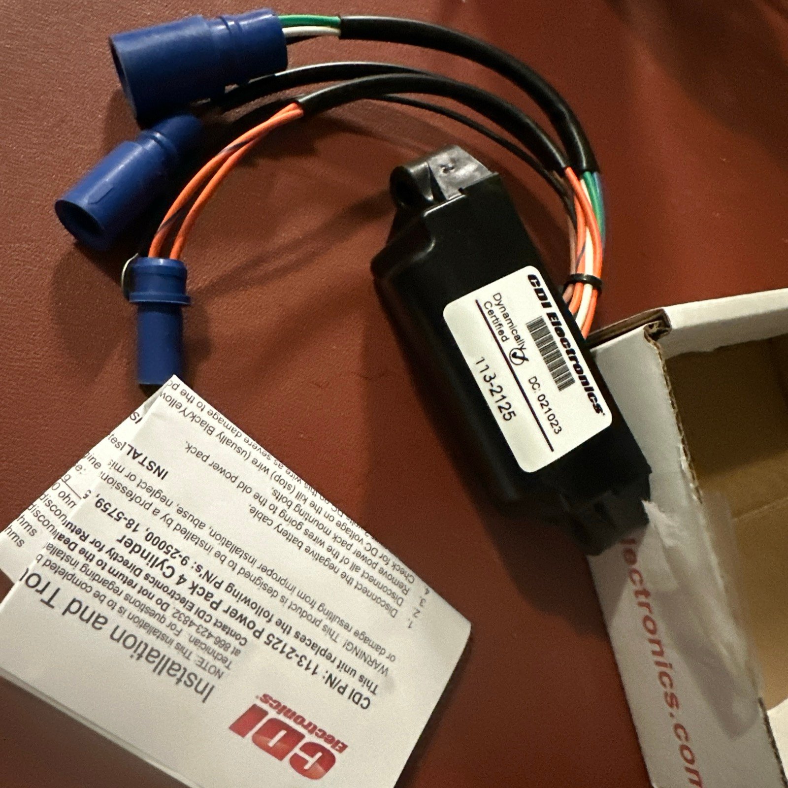 CDI OMC Power Pack CD4: 113-2125