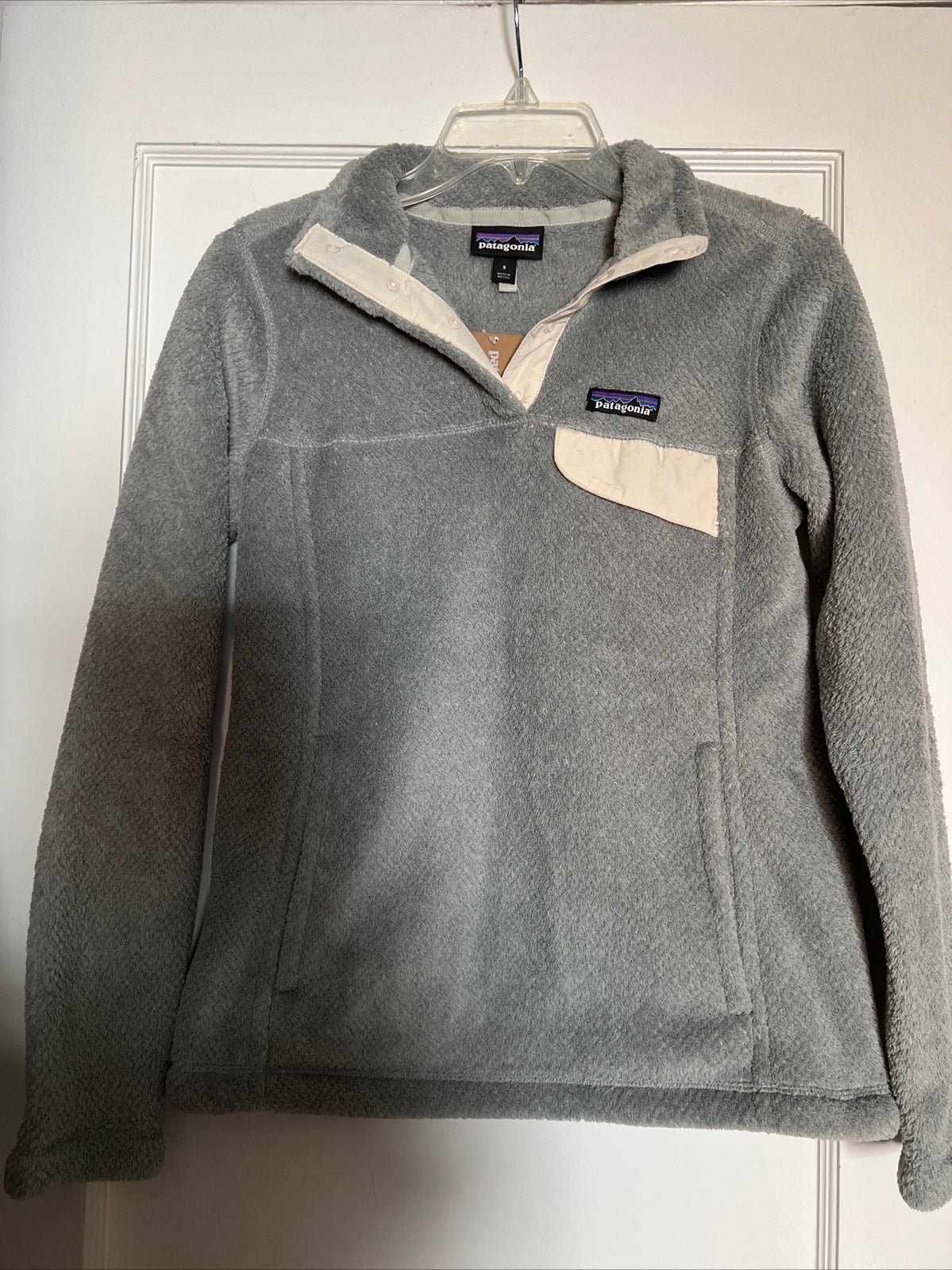 Patagonia Retool Snap Pullover Grey Nickle Calcium Small S