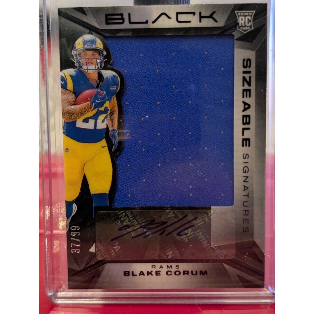 Blake Corun 2024 Panini Black RPA Rookie Sizeable Patch Autograph RC #37/99