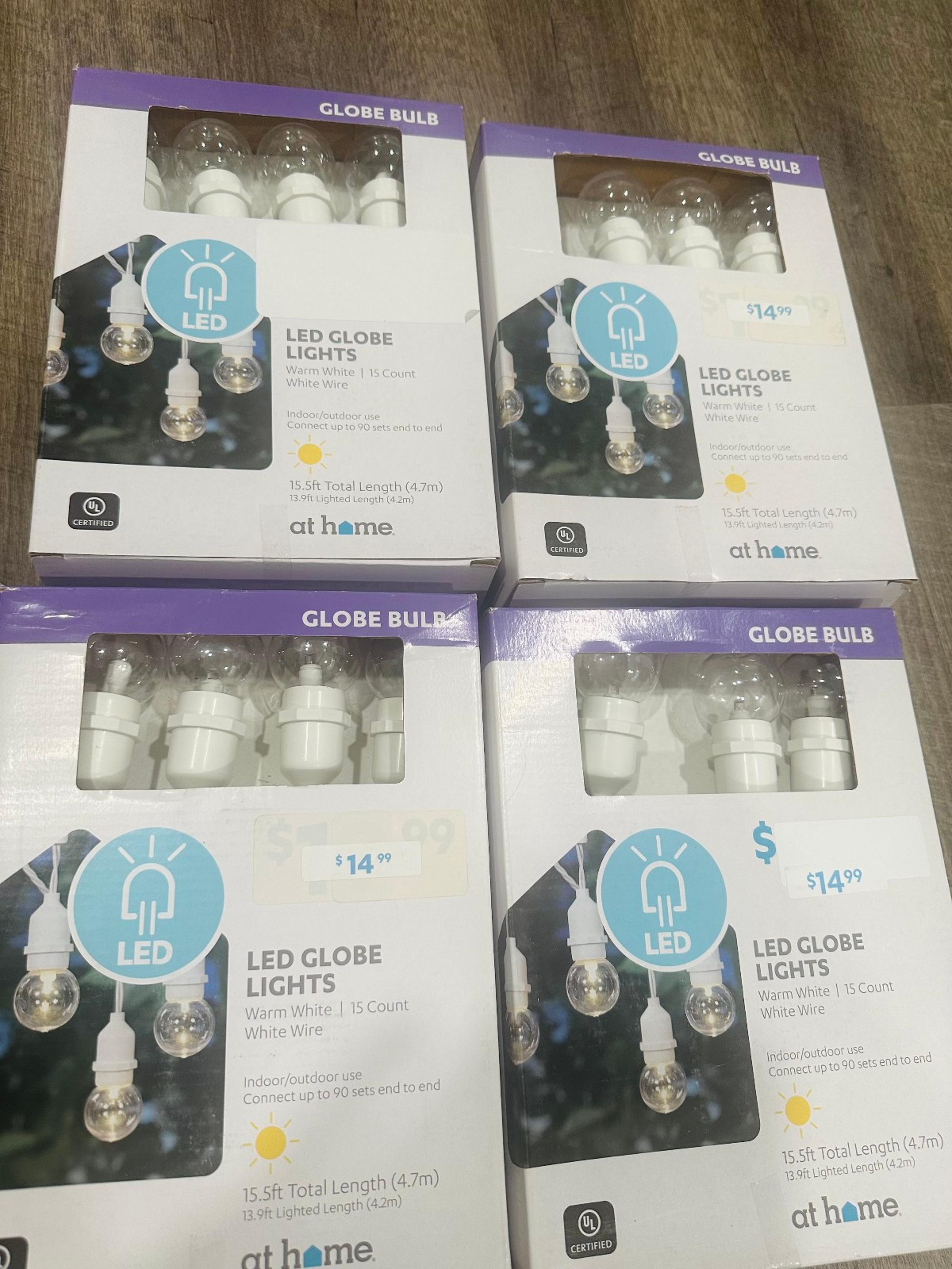 New 4 boxes 15 Edison  bulbs in each box retails at $60