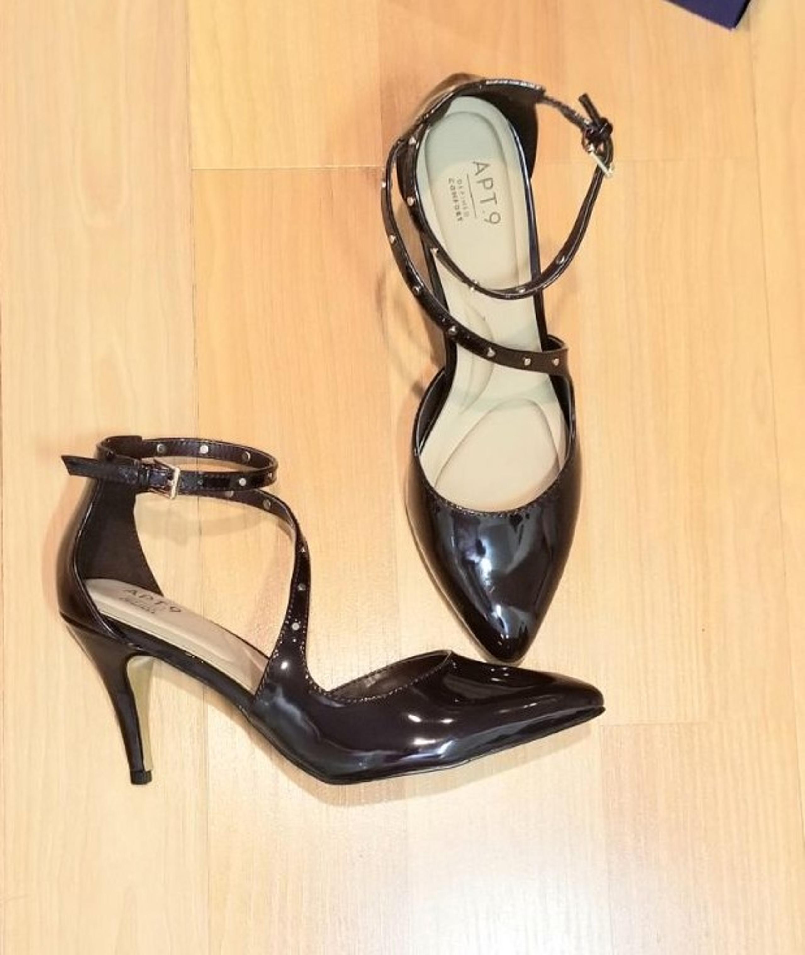 APT 9 Frittata Heels - Wine Color