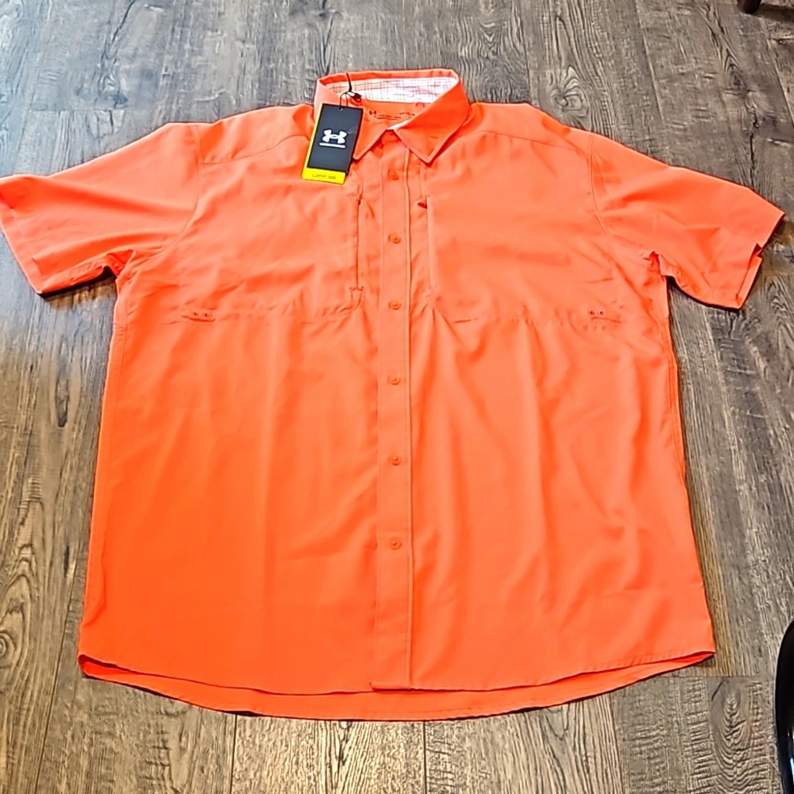Under Armour Men's Large Loose Fit Thin Button Up Shirt Brand New With Tags