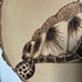 Wood burn sea turtle wall art