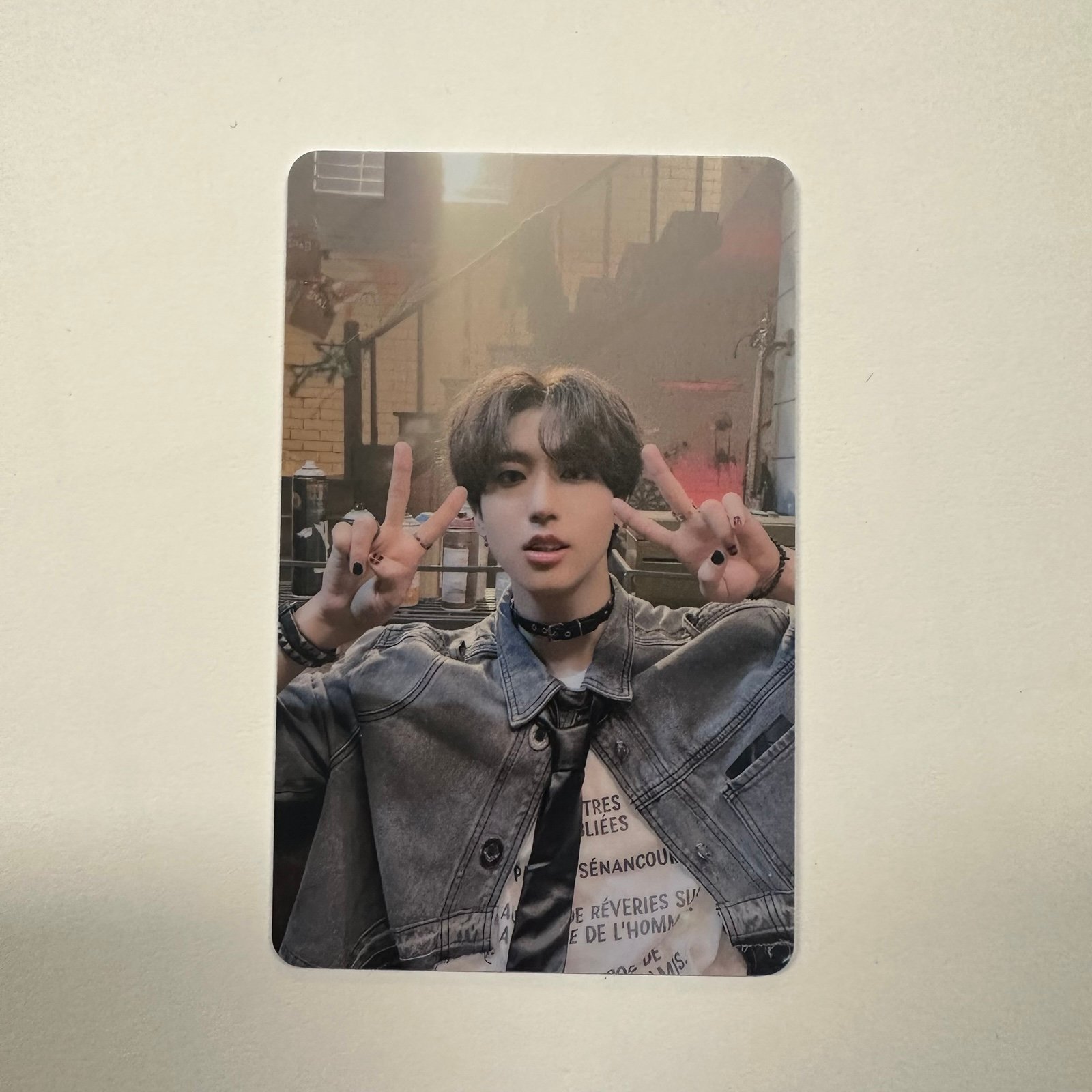 stray kids han jisung maxident soundwave lucky draw photocard