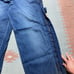 Vintage y2k baggy jeans carpenter wide leg skater hip hop JNCO style rave 38x32