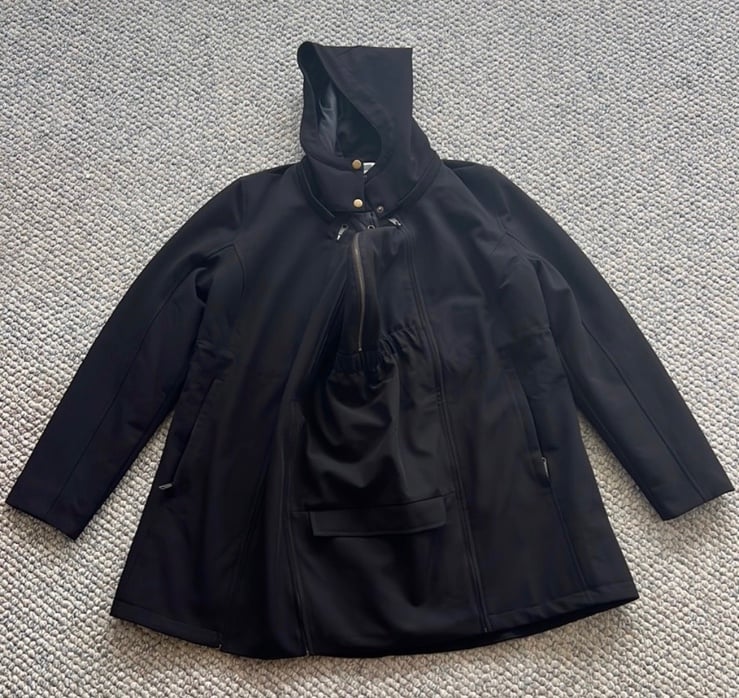 Nom Maternity 3-in-1 Black Coat
