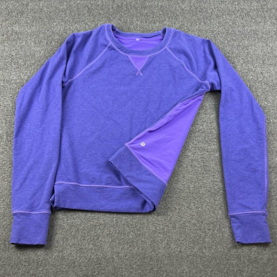 Lululemon Power Purple Voyage Pullover Womens Sz 8