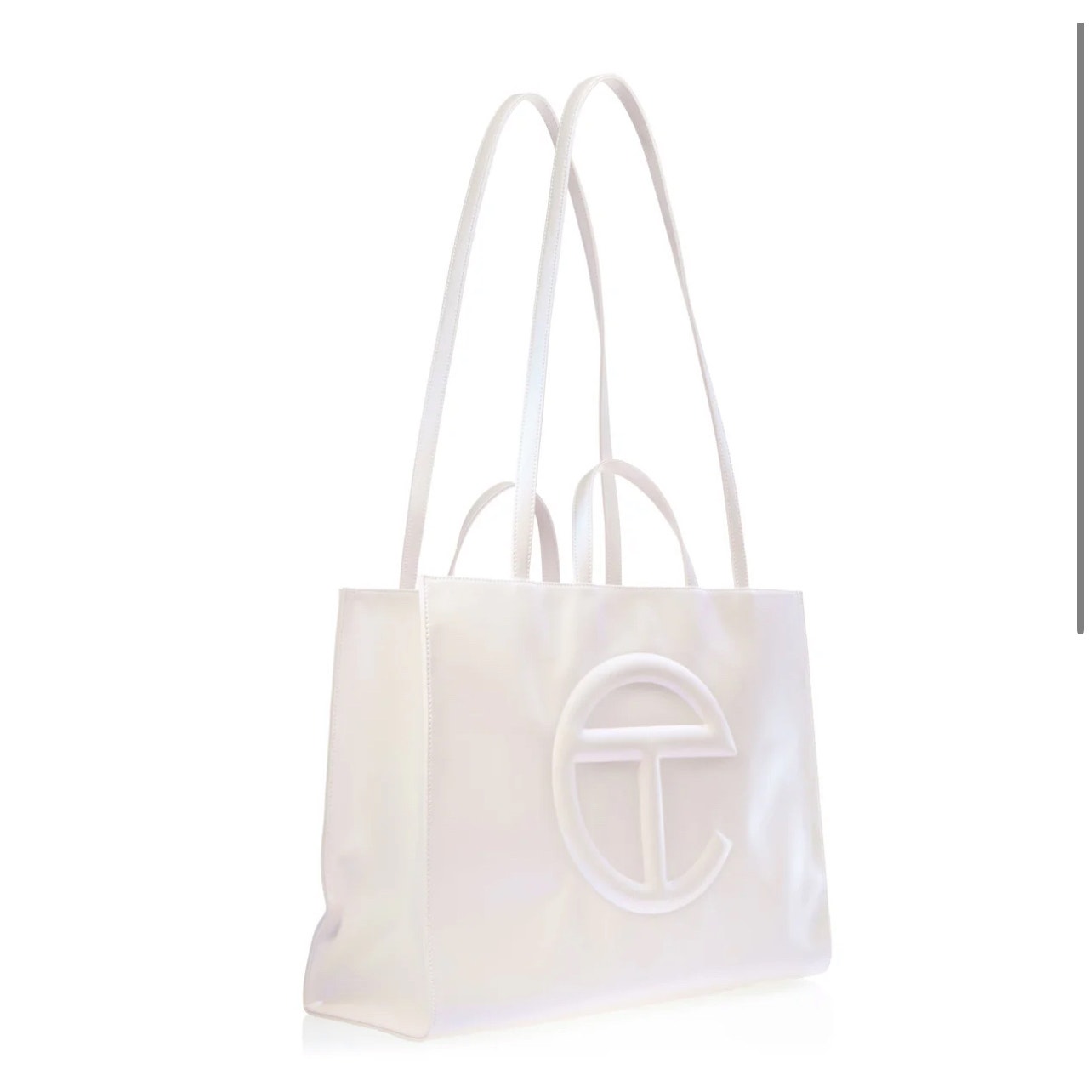 Large Telfar Shopping Bag Pearl