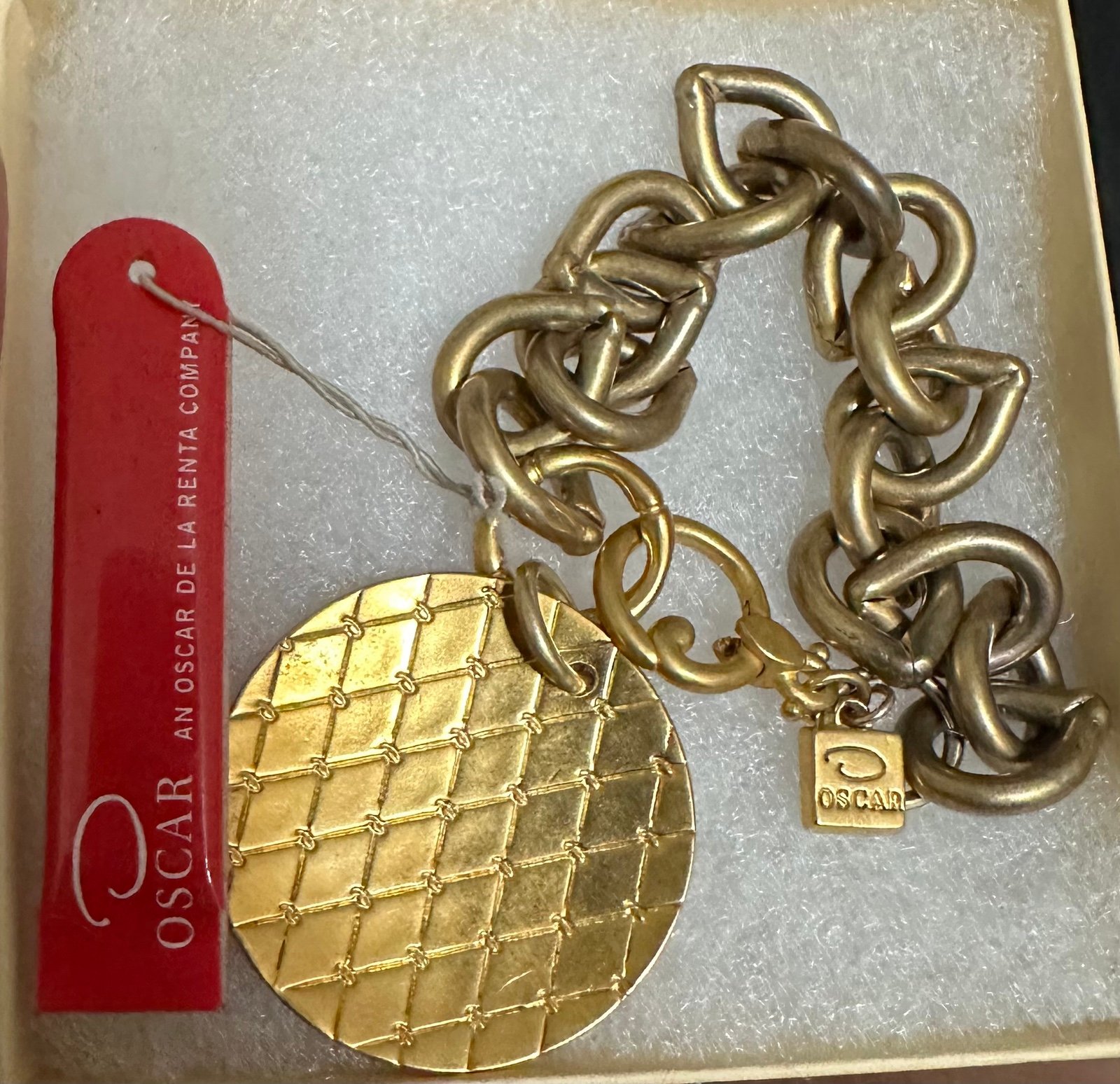 Vintage Goldtone Oscar De La Renta Bracelet