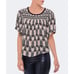 Velvet by Graham & Spencer Women's Geometric Art Deco Printed Blouse Sz XS NWT
