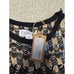 Velvet by Graham & Spencer Women's Geometric Art Deco Printed Blouse Sz XS NWT