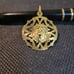 336V1 14k Italy Gold Pendant (ONE pendant double-sided)