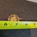 336V1 14k Italy Gold Pendant (ONE pendant double-sided)