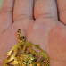 336V1 14k Italy Gold Pendant (ONE pendant double-sided)