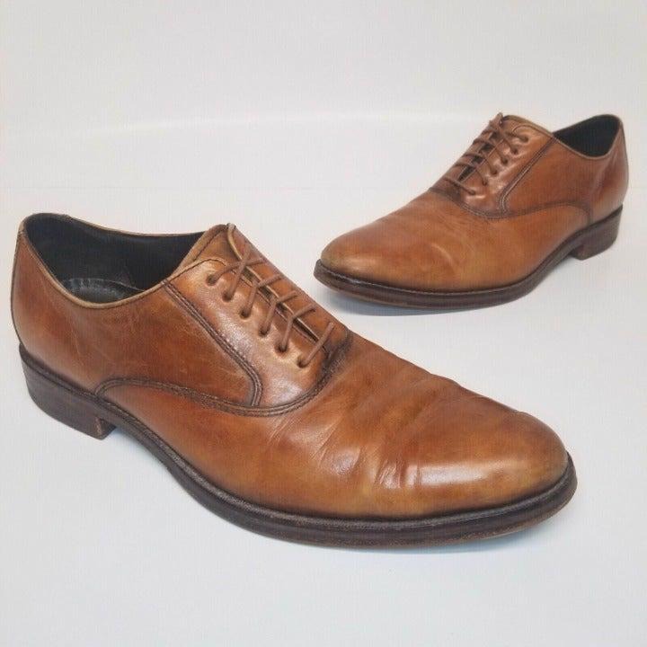 Cole Haan Madison Oxford Leather Dress Shoes  Men's Size US 9.5 M Brown (C10244)