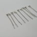 Vintage Peru Llama Cocktail Olive Appetizer Picks Forks Sterling Silver Set of 9