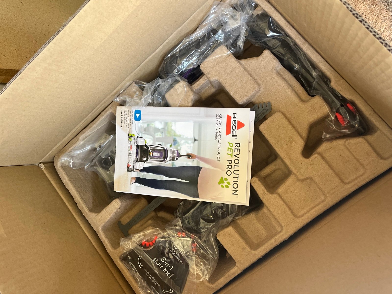 Brand new carpet shampooer