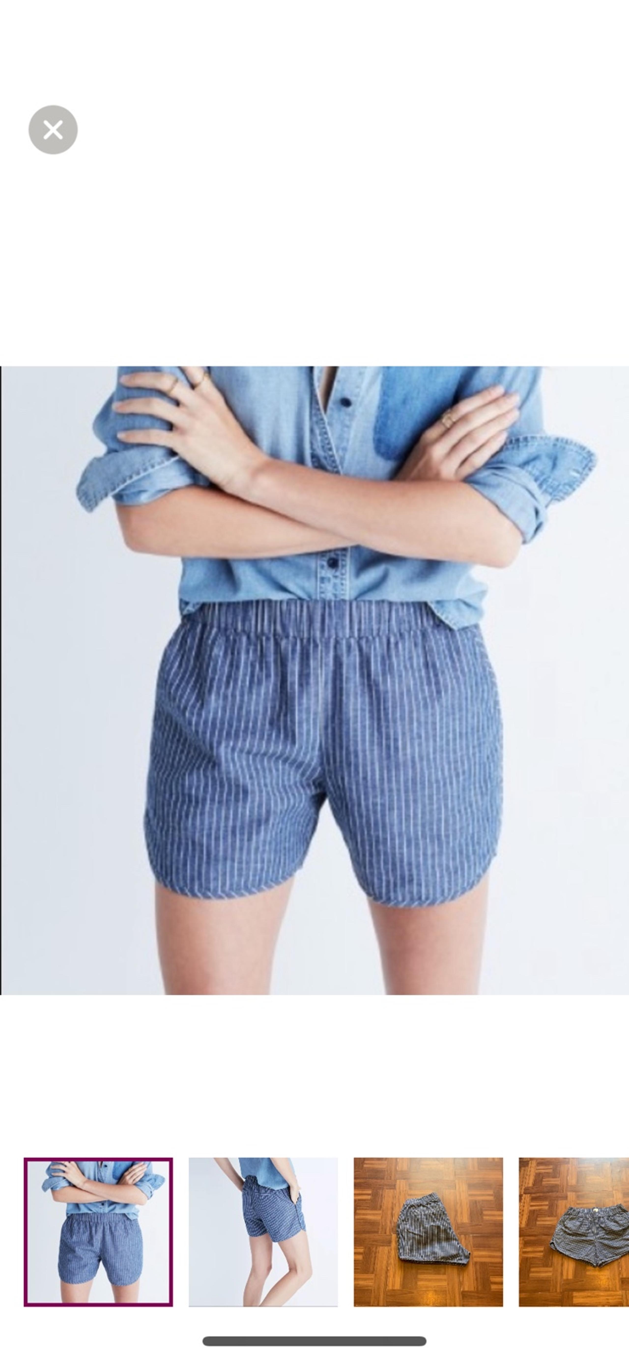Madewell pull-on shorts