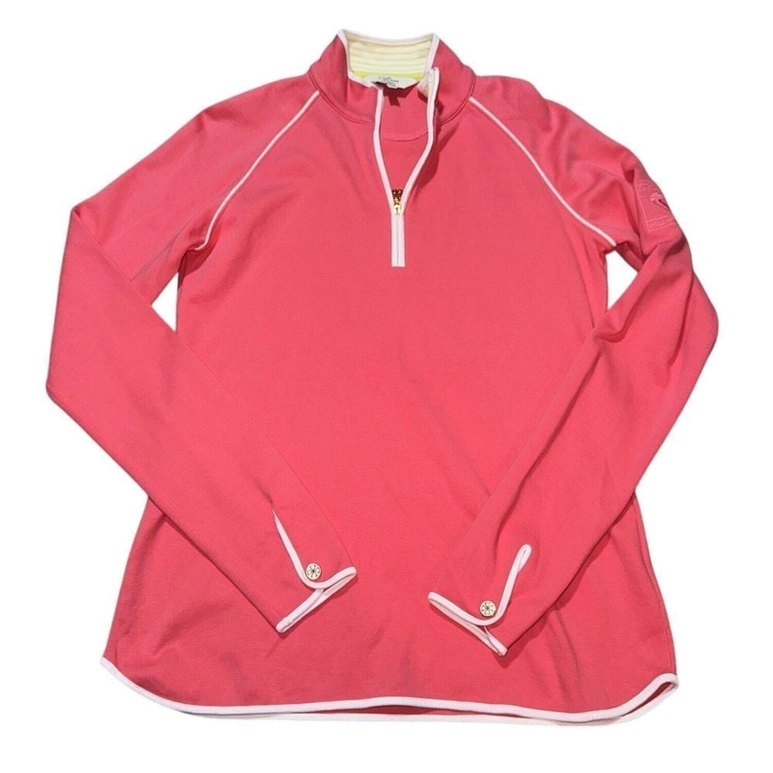 Clover Bobby Jones Women's 1/4 Zip Knit Women's basketball Hall of Fame Medium