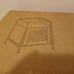 Walker Edison 18 Fluted Door End Table Dark walnut