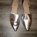 Ella Moss Silver Flats Loafers