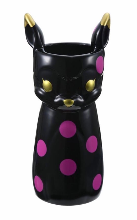 New Disney Store Japan Sculpted Bambi Ceramic Tall Pencil Holder