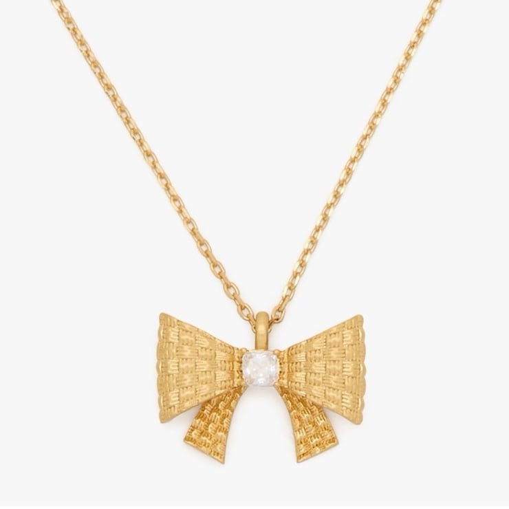79 Kate Spade Wrapped In A Bow Mini Pendant