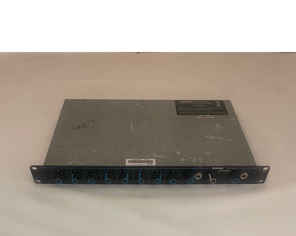 Shure SCM810 Pro Audio 8-Channel Automatic Microphone Mixer w/ Intellimix