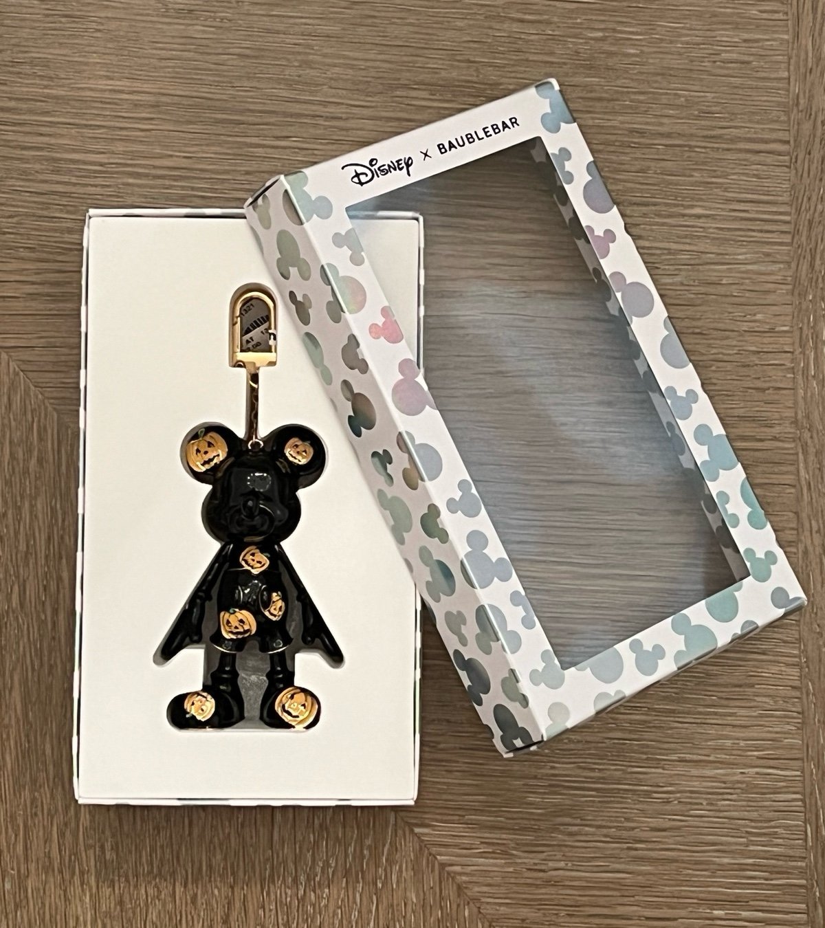 Disney x Baublebar Mickey Halloween Pumpkin Keychain