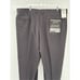 Haggar Dress Pants Classic Men 42x29 Dark Gray Adjustable Waist Pleated Cuff New