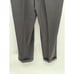 Haggar Dress Pants Classic Men 42x29 Dark Gray Adjustable Waist Pleated Cuff New