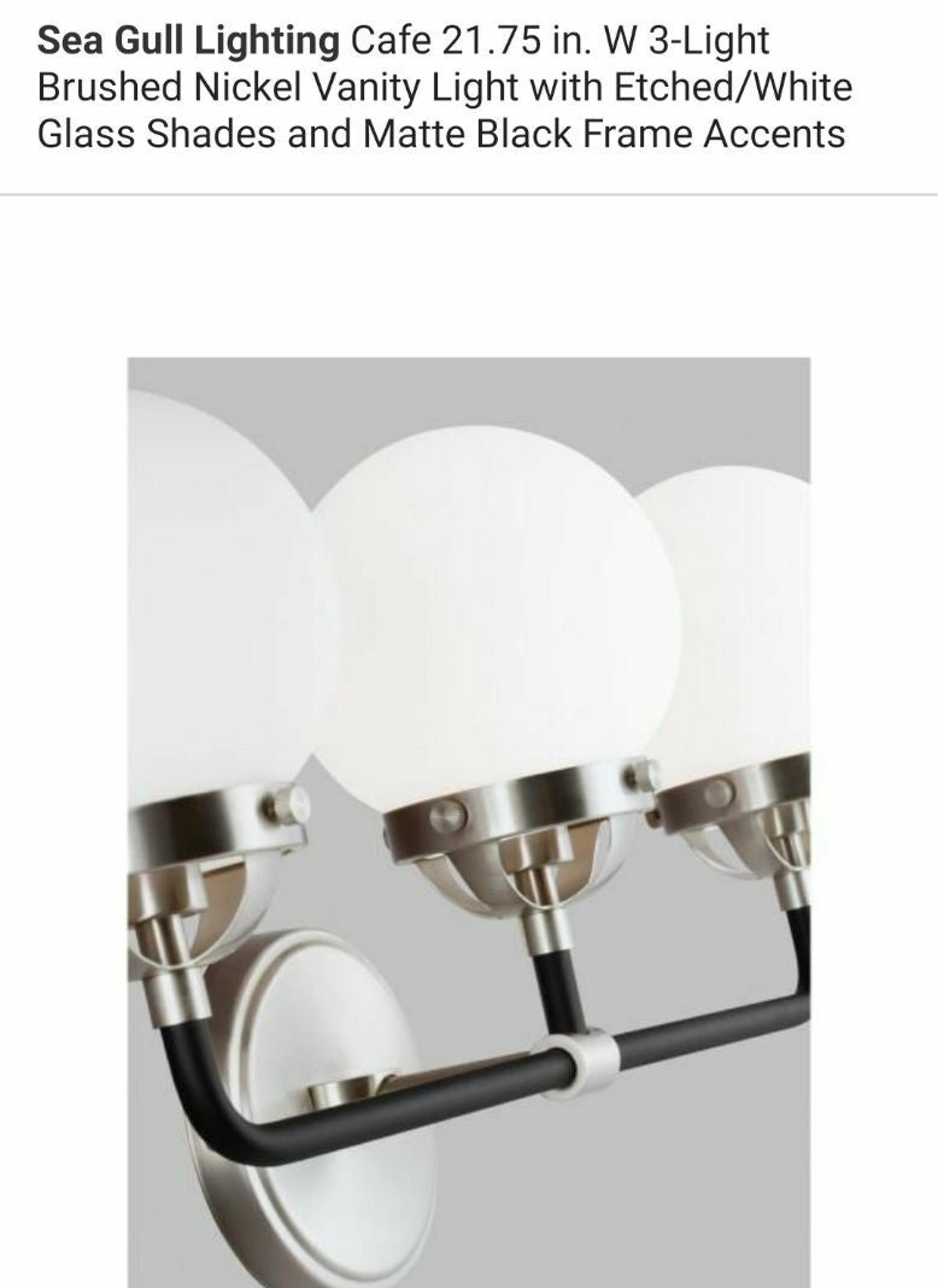 Sea Gull Lighting 3-Light Vanity Light