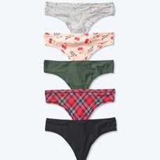 New! Victoria Secret Pink One Size Thong Panty Gift Set
