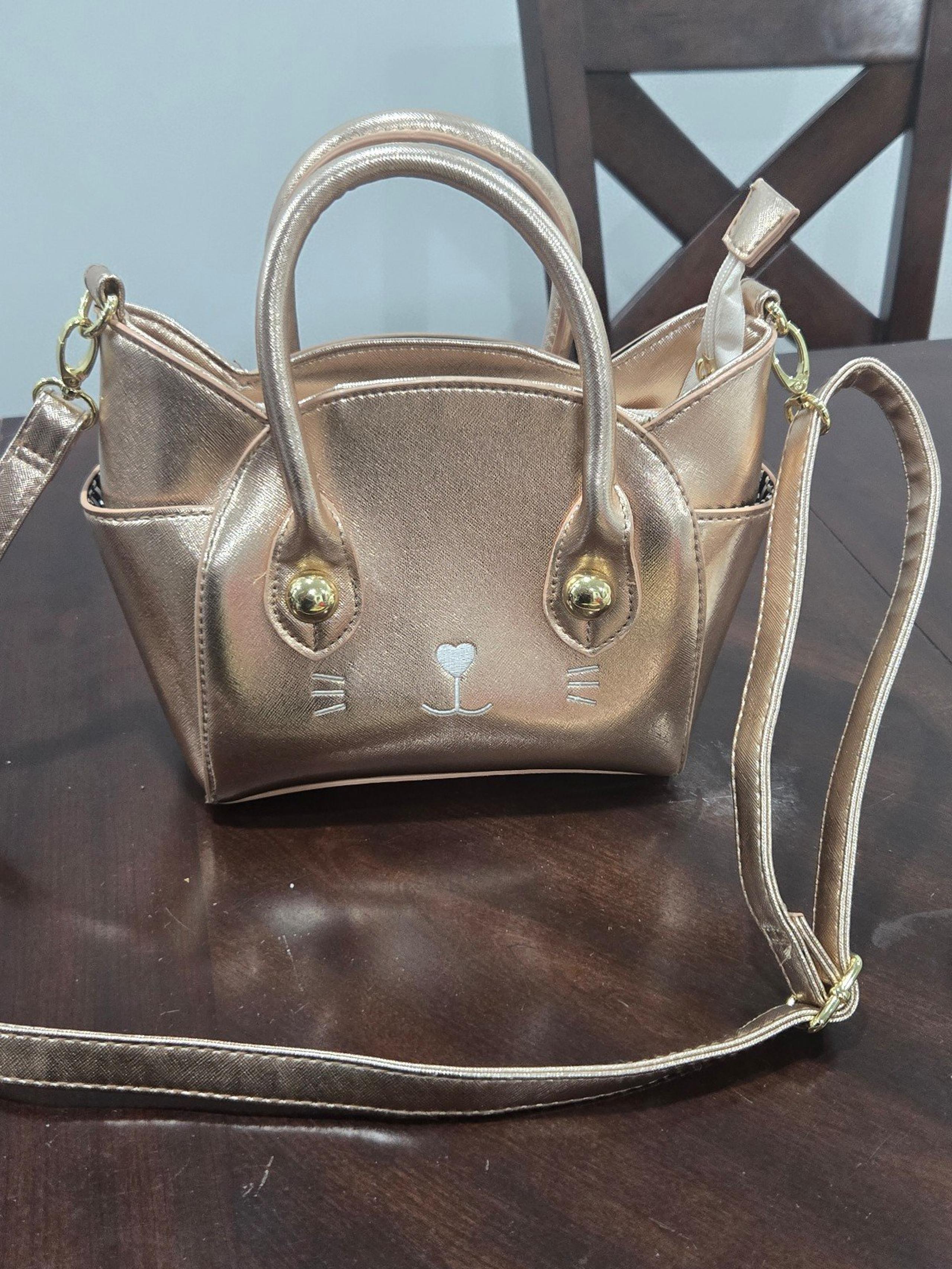 Luv Betsey Pink Cat Satchel Purse Handbag