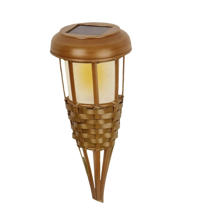 Paradise Luminaire Solar Accent Lighting No Wire Required 2 Flickering Amber LED