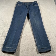 Vtg Levis 550 Jeans Men 32x28 Husky Relaxed Fit Orange Tab Denim Made In USA
