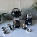 LOT SMEG 50's Retro Style Aesthetic Espresso Coffee Machine & Milk Frother