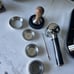 LOT SMEG 50's Retro Style Aesthetic Espresso Coffee Machine & Milk Frother