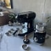 LOT SMEG 50's Retro Style Aesthetic Espresso Coffee Machine & Milk Frother